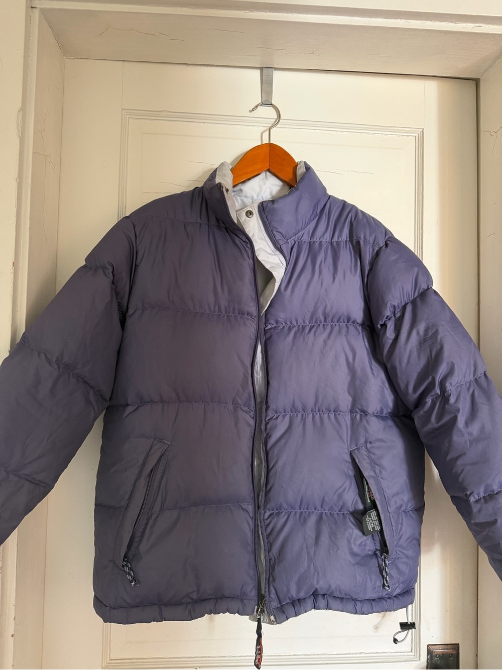 L.L. Bean Women’s Reversable Purple Puffer Jacket